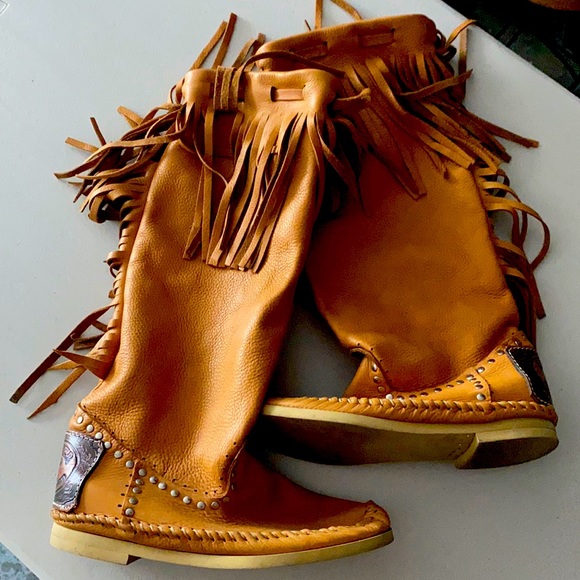 Fringe HECTOR boots tan - Picture 1 of 6